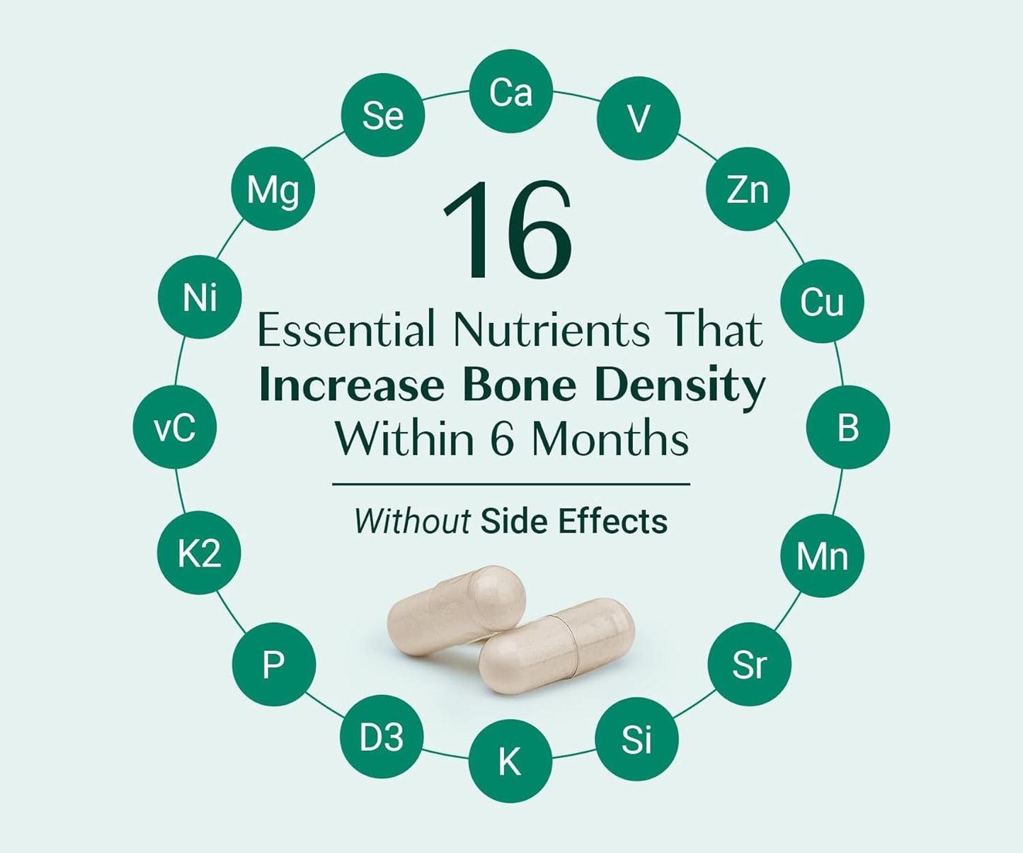 AlgaeCal Bone Builder Pack – Plant-Based Calcium & Strontium for Bone Strength and Density