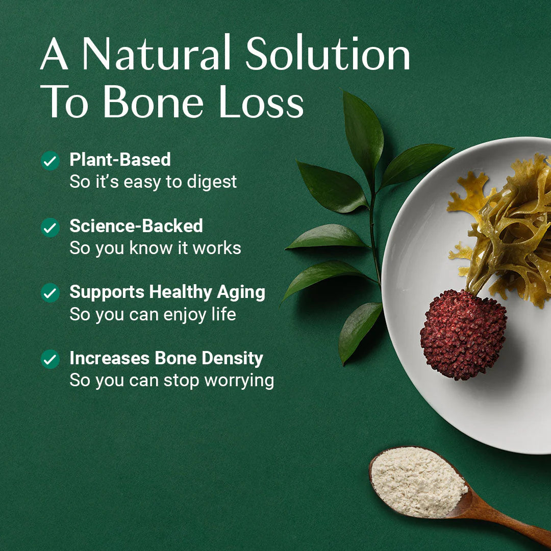 AlgaeCal Bone Strength Capsules – Calcium + D3 & K2 (120 Veggie Caps)